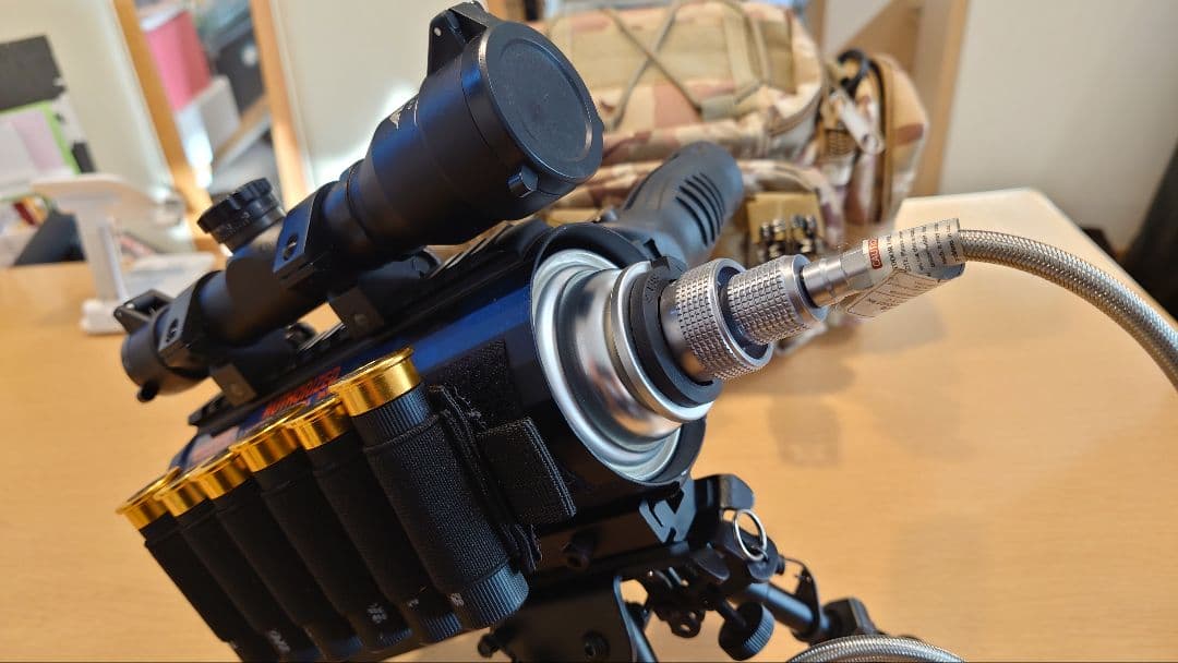 ミリタリーCB缶ホルダー （収納バッグ、パーツ全部付き）