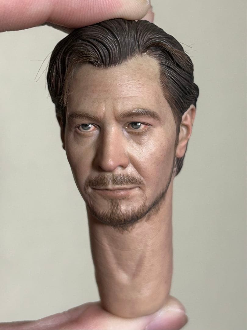 レオン　刑事 ノーマン・スタンフィールド　1/6カスタムヘッド　前髪植毛