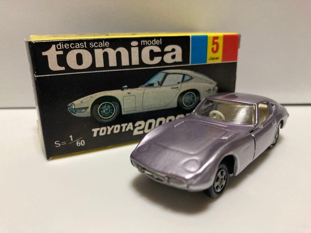 トミカ　黒箱　日本製　トヨタ　2000GT 1Aホイール