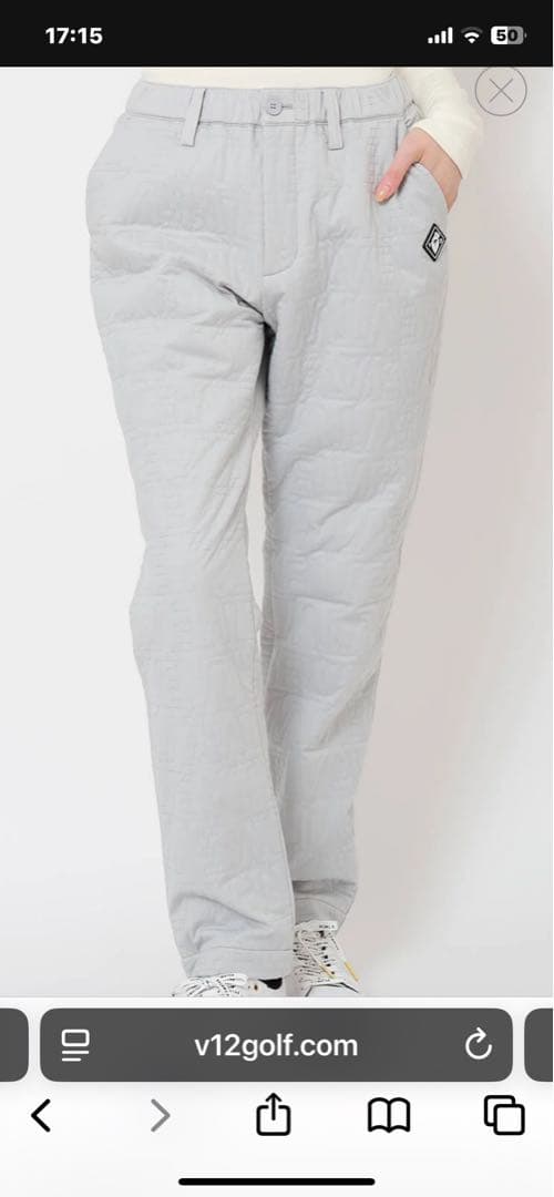 V12 ZFRM PANTS レディースパンツ防寒　セットアップ