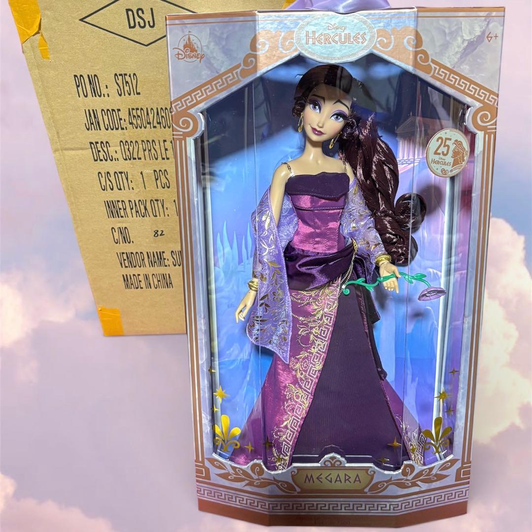 ディズニーストア　メグ　ヘラクレス　メガラ　25周年　限定　ドール　人形