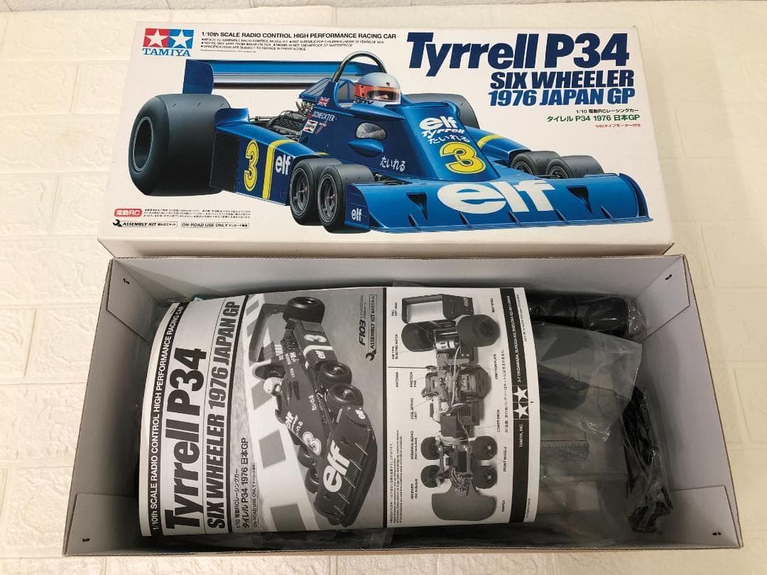 未組立！TAMIYA タミヤ タイレルP34 1/10RC 1976年 日本GP