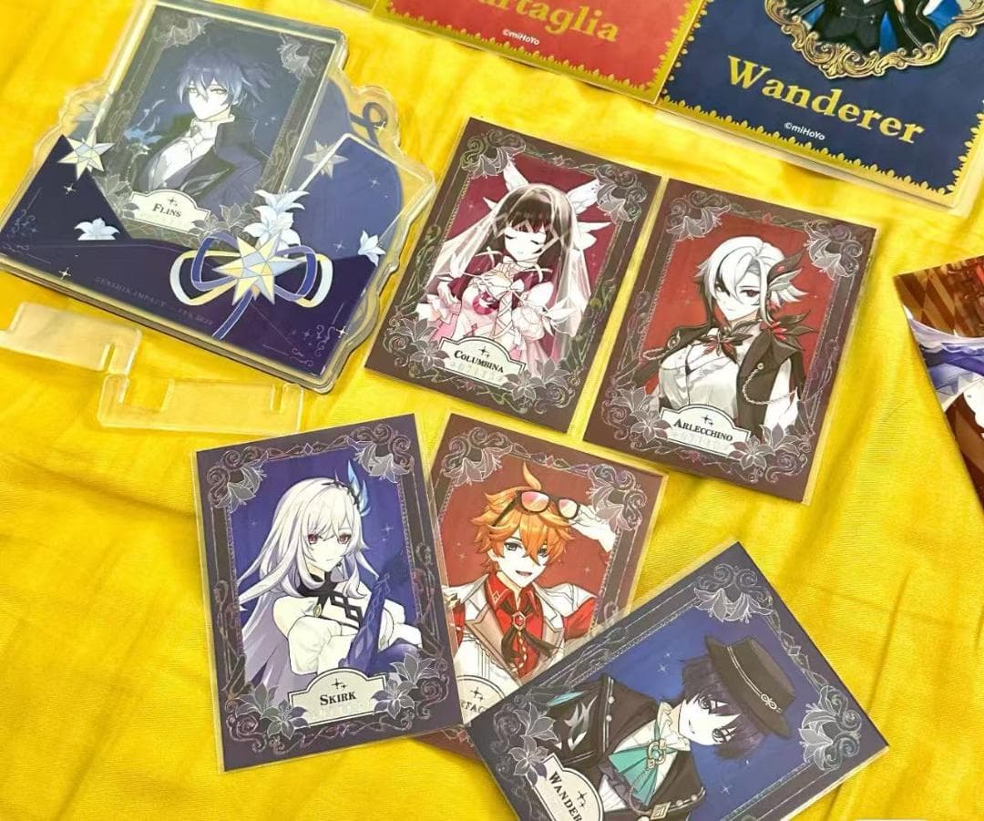 原神2026 FES　フェス会場限定　特典 アクリルプレート カード　全種セット