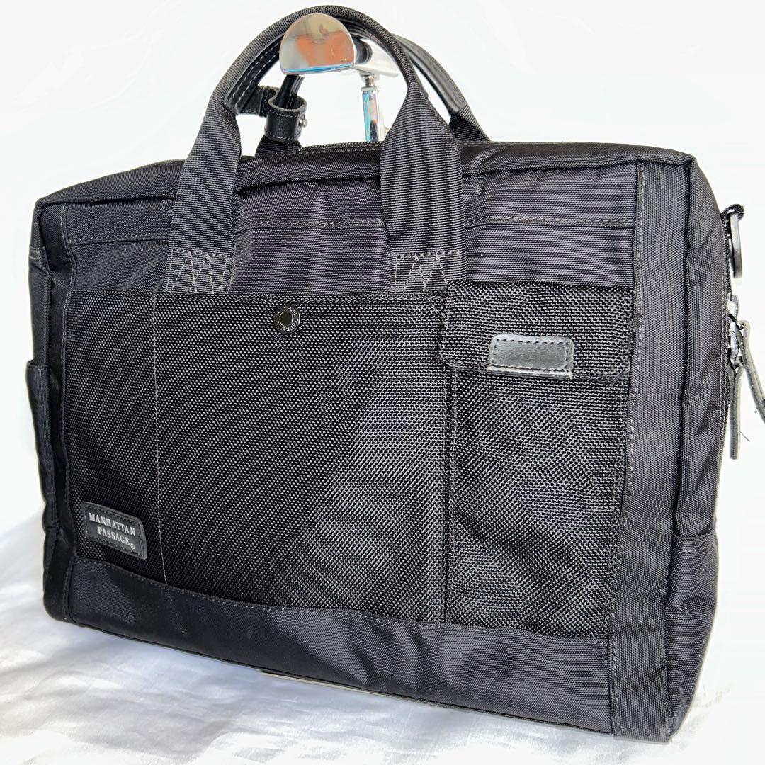 【未使用】マンハッタンパッセージ ビジネスバッグ 2way ブラック 8560