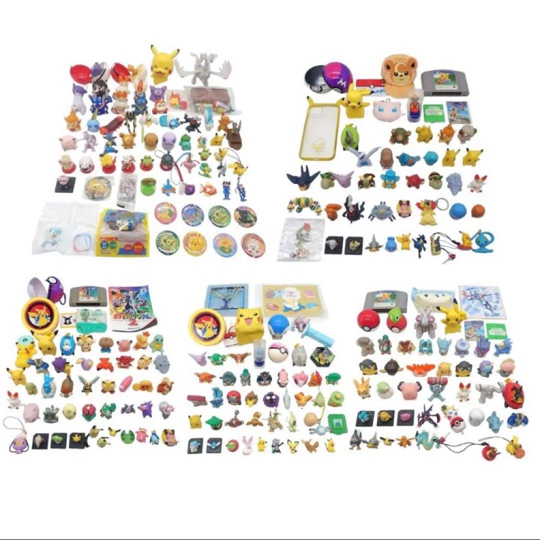 【大量】ポケモングッズ まとめ売り フィギュア ストラップ ゲーム 缶バッジ