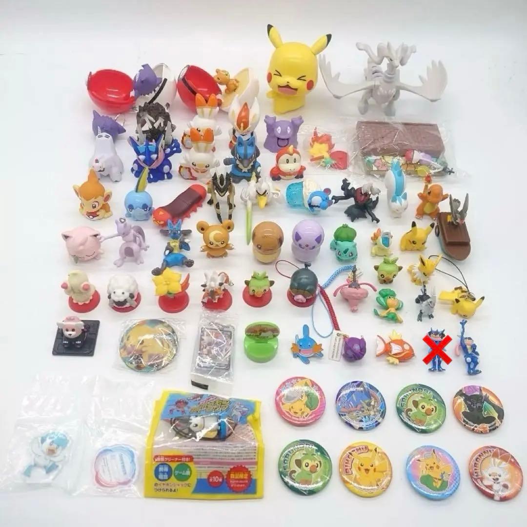 【大量】ポケモングッズ まとめ売り フィギュア ストラップ ゲーム 缶バッジ
