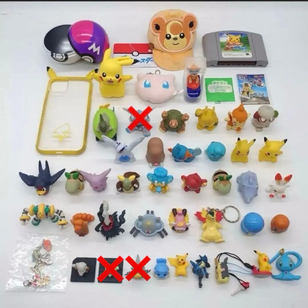 【大量】ポケモングッズ まとめ売り フィギュア ストラップ ゲーム 缶バッジ