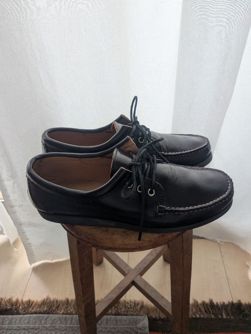 靴 QUODDY TRAIL MOCCCASIN BLACK US9