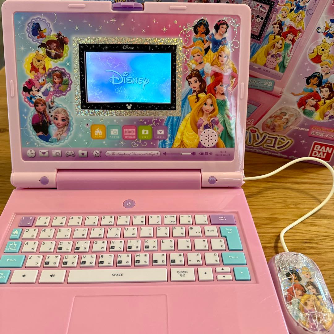【アダプター付き】ラーニングマイスイートパソコン Disney