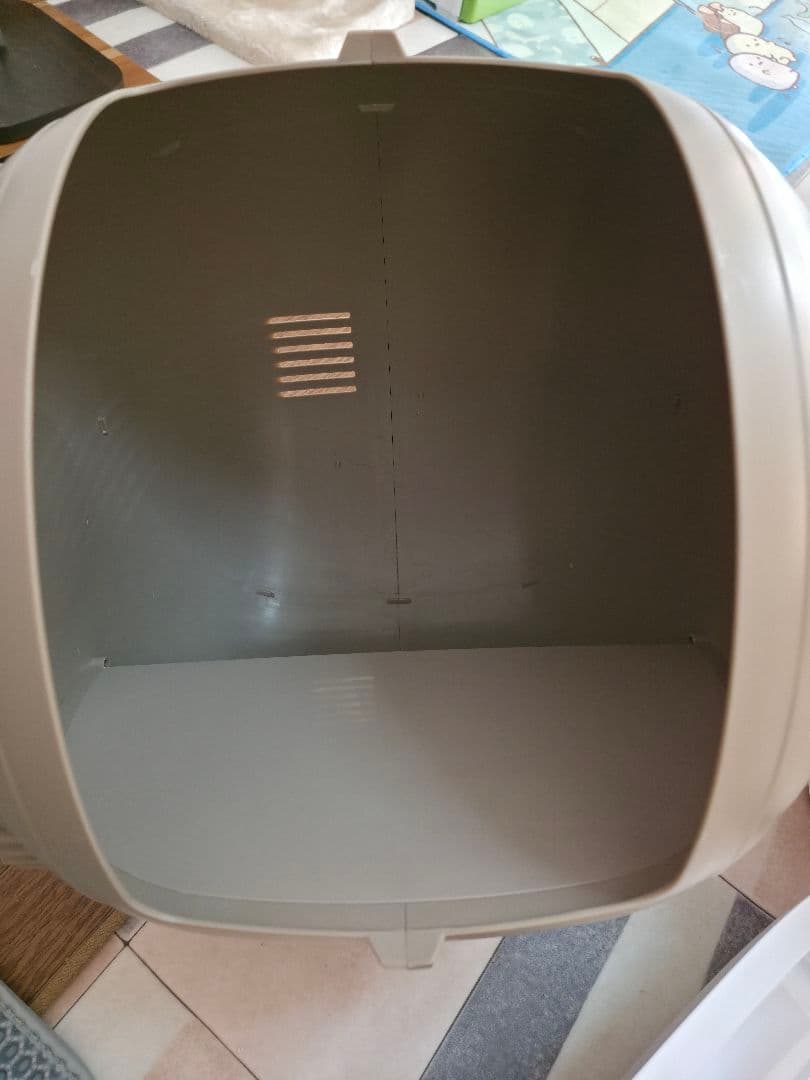 Pety ハウス型猫用トイレ グレー・ベージュ