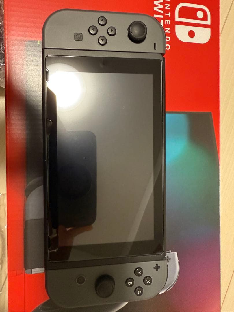 【美品】Nintendo Switch 本体 グレー 付属品あり