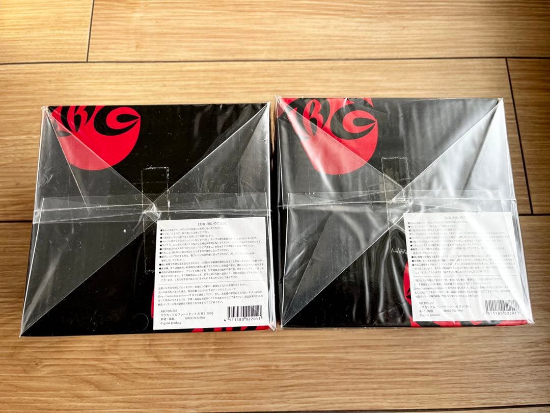 【Acid Black Cherry】10周年記念☆マグ＆プレート 黒 2個