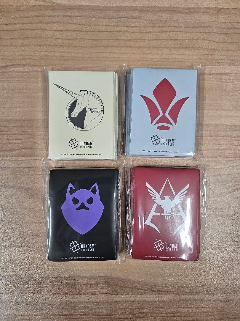 GCG　ガンダムカードゲーム オフィシャマットスリーブ　未使用　4種セット