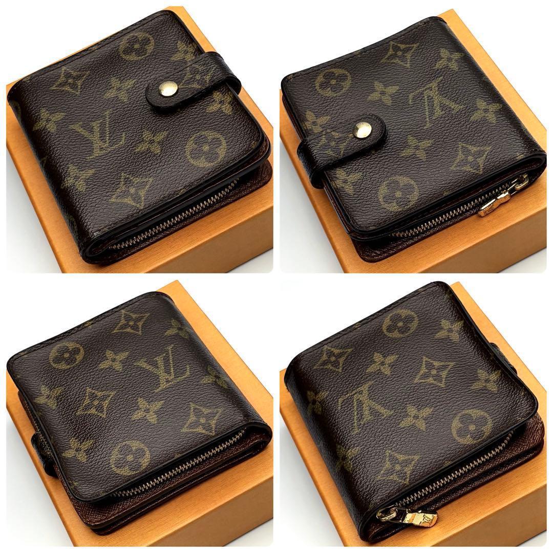 【本日限り✨】 ルイヴィトンコンパクトジップ モノグラム正規品保証Z393