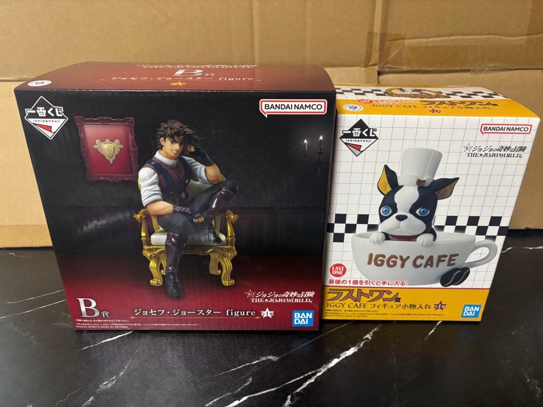 ジョジョ　一番くじ　B賞　ジョセフ・ジョースター　ラストワン賞　イギー