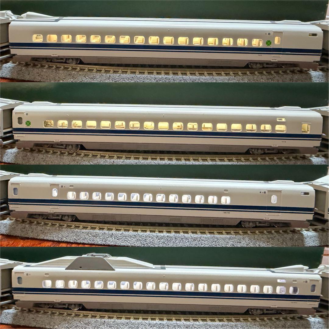 【室内灯有】KATO 10-276/277/398 700系のぞみ16両セット