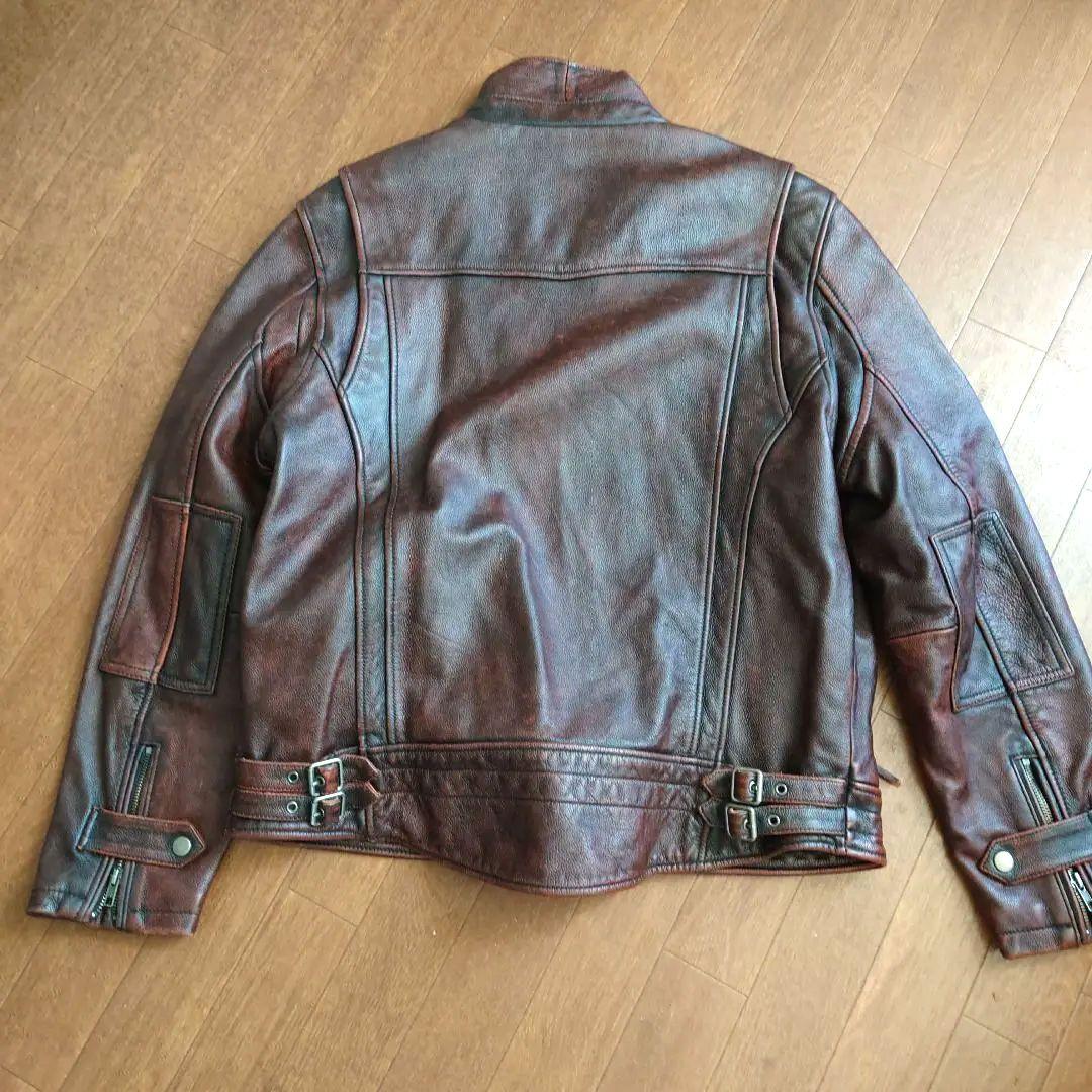 革ジャン(牛革）ブラウン XLサイズ