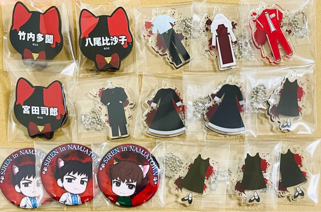 SIREN NAMJATOWN ナンジャ 缶バッジ 衣装チャーム 宮田 牧野