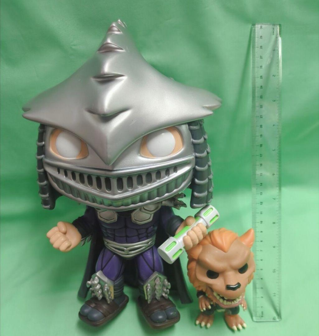 タートルズ　フィギュア　Funko ジャンボ　シュレッダー　ソフビ　POP!