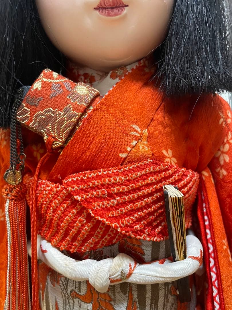 大幅値下げ！！市松人形　日本人形　アンティーク和人形　縮緬