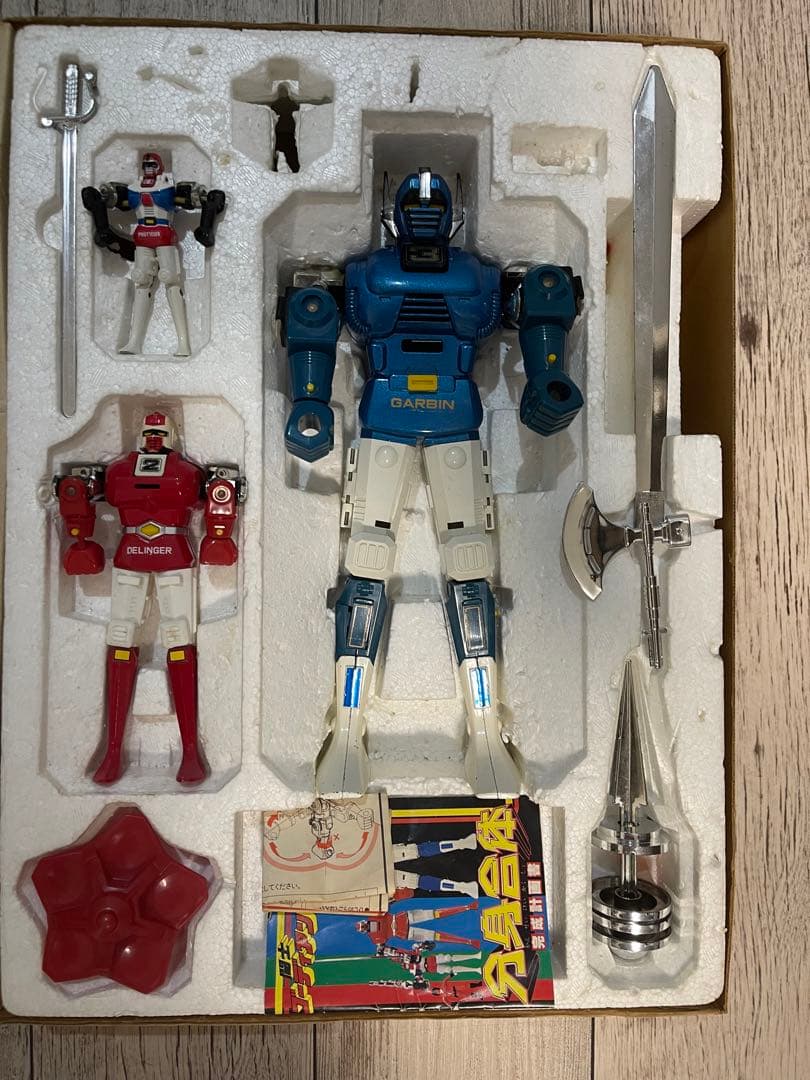 ポピー 超合金　分身合体　闘士ゴーディアン　箱付き