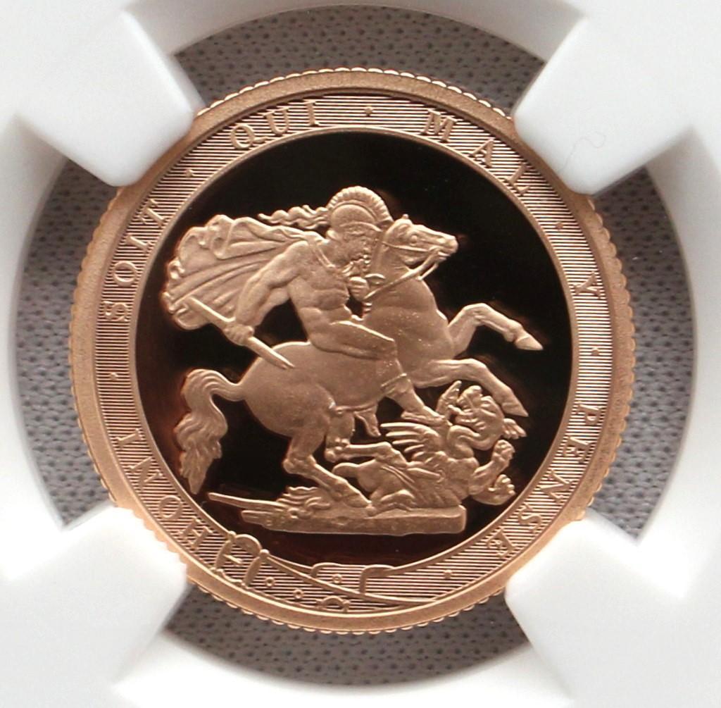2017年イギリス 近代ソブリン発行200周年記念ソブリン NGC PF70UC