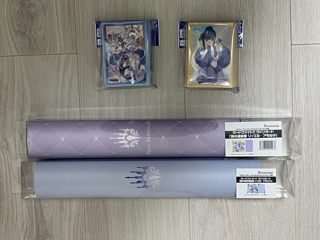 ヴァンガード 明星エリカ　リィエル　スリーブ　プレイマット　セット