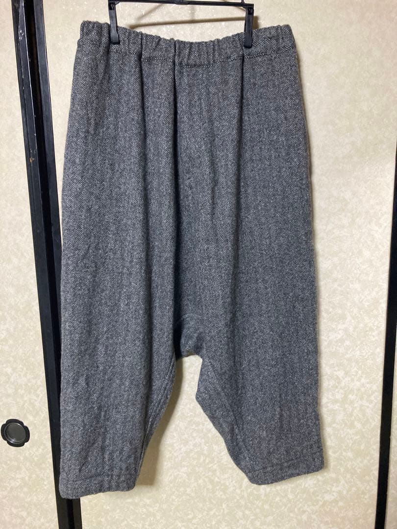 2025AW ブラックコムデギャルソン ウールネップツイード ペンギンパンツ