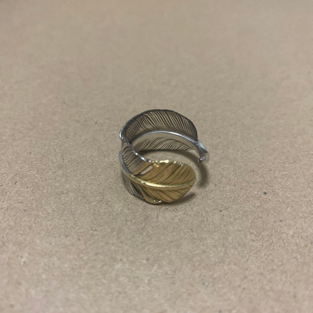 鷲見太郎 ワシミタロウ M Feather K18 Top Ring 01