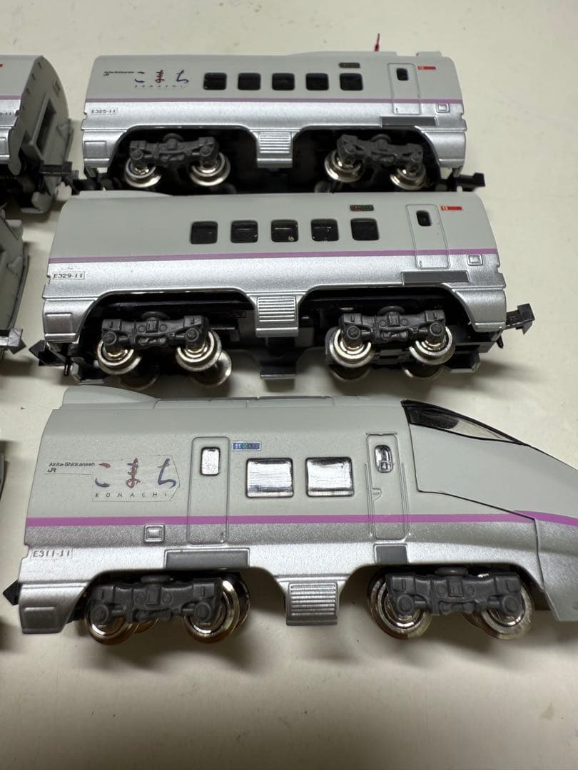 Bトレ E3系こまち6両（N化済・動力付・R1編成先頭車付）