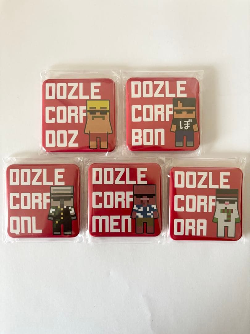 ドズル社　初期　缶バッチ　コンプリート(おんりー/おらふくん　他)