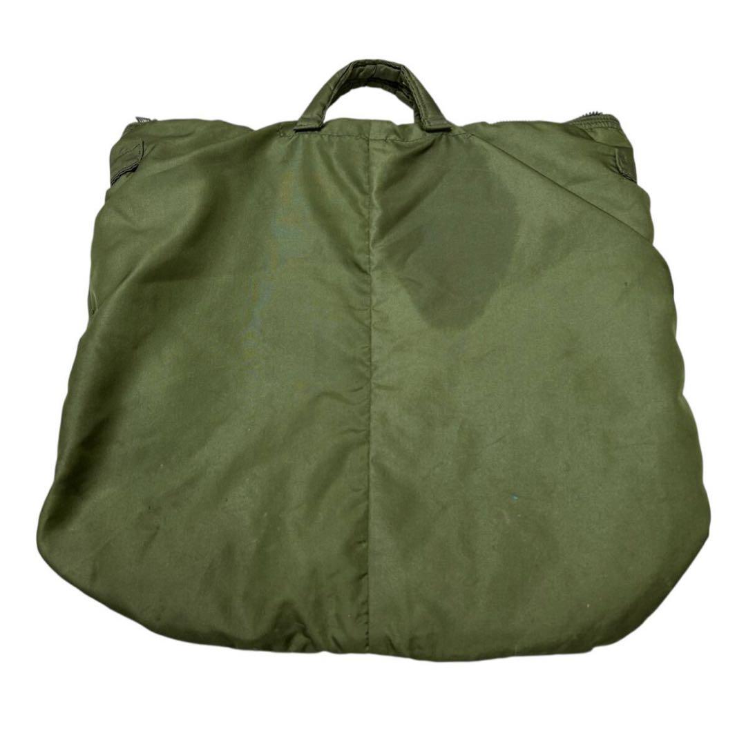 ビンテージ　80s　85年　ミリタリー　米軍　ヘルメットバッグ　スコービル