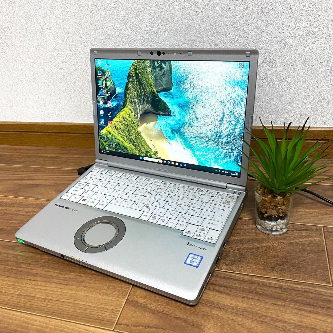 【高性能】Let's note SV8/SSD256GB/メモリ8GB/シルバー