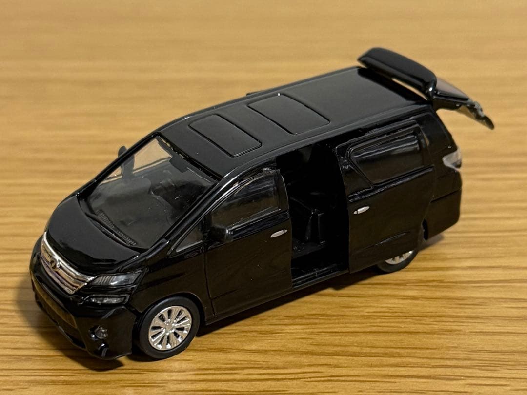 BM MODEL × PEAKO トヨタ ヴェルファイア 1/64 黒 ミニカー
