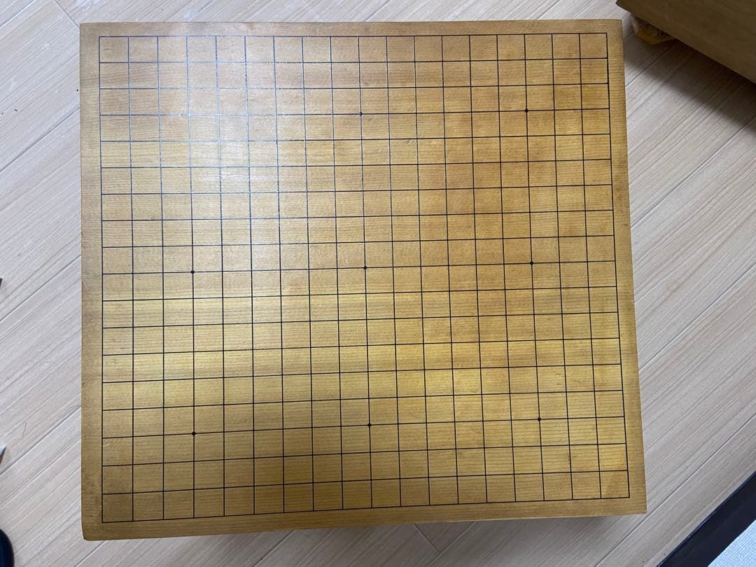 本榧 碁盤 木裏 板目 五寸 繊細な木目 囲碁 将棋 超重量 貴重