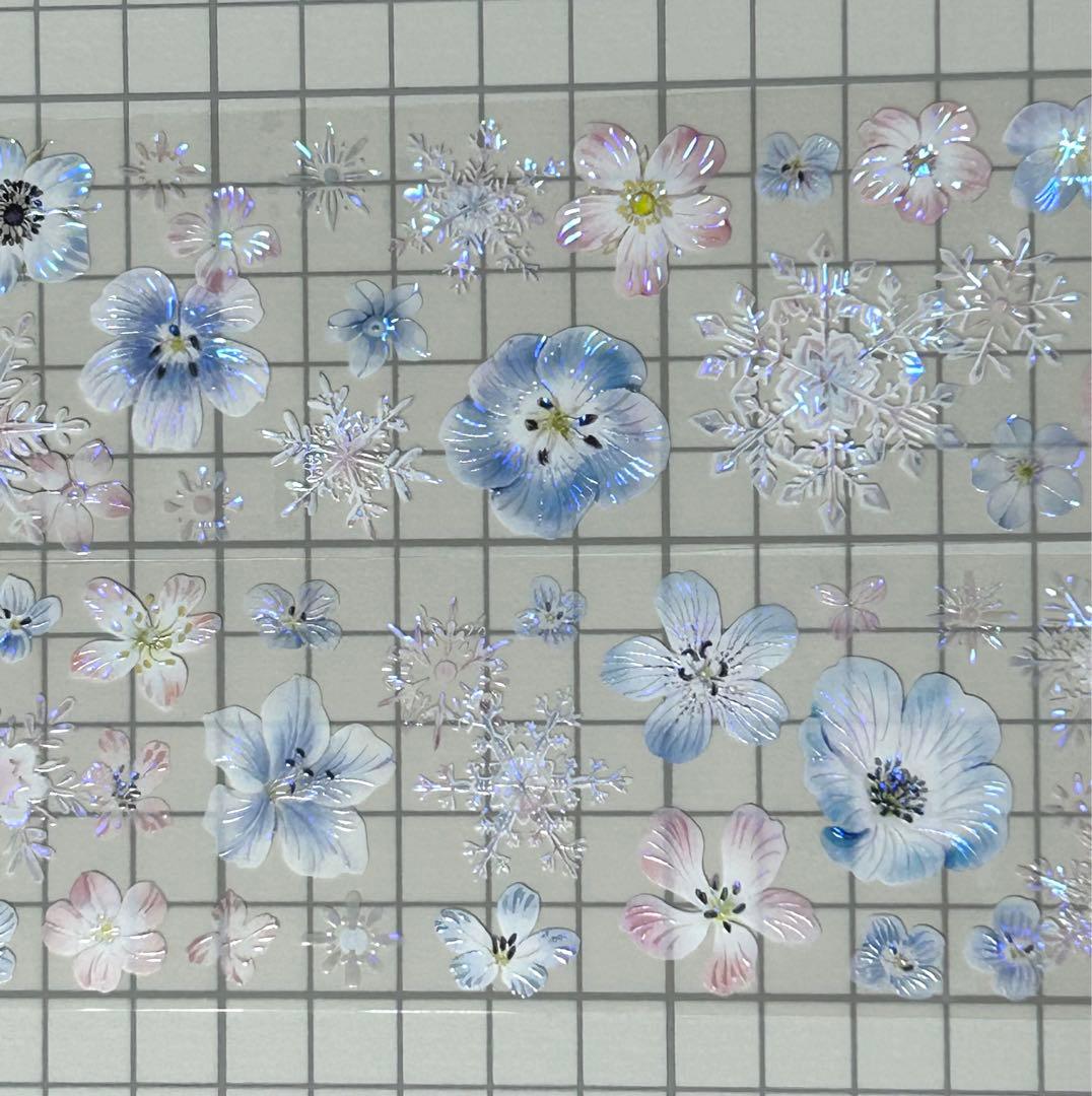 粉雪 海外マステ 切り売り