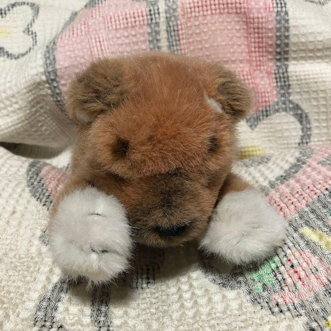 平成レトロ　1992 バンダイ×セキグチ製　鳴く　犬　ぬいぐるみ　中古品