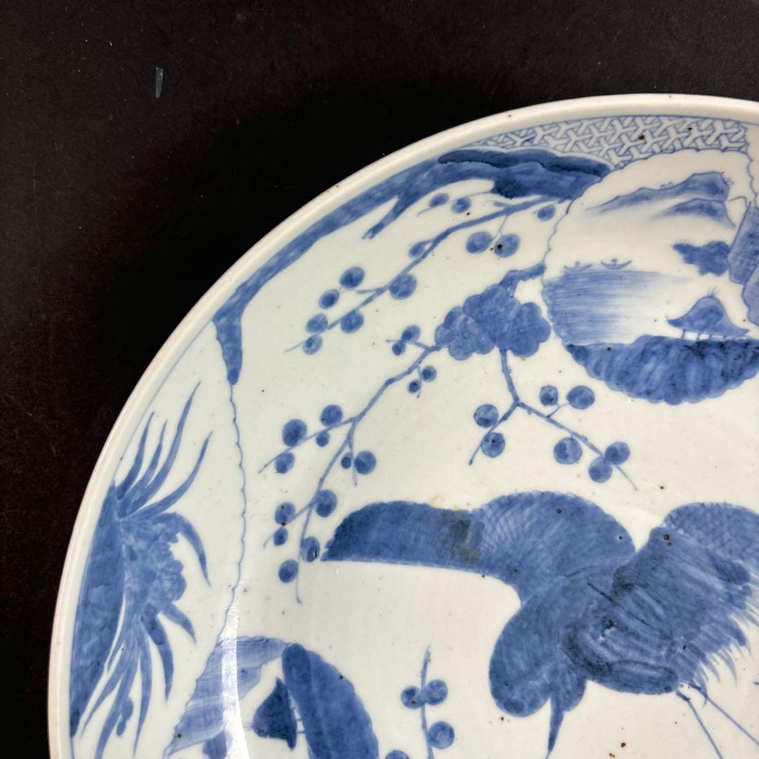 103 セール　皿　染付　伊万里　有田　中国　梅　花鳥　鷺　鶴　鍋島　九谷