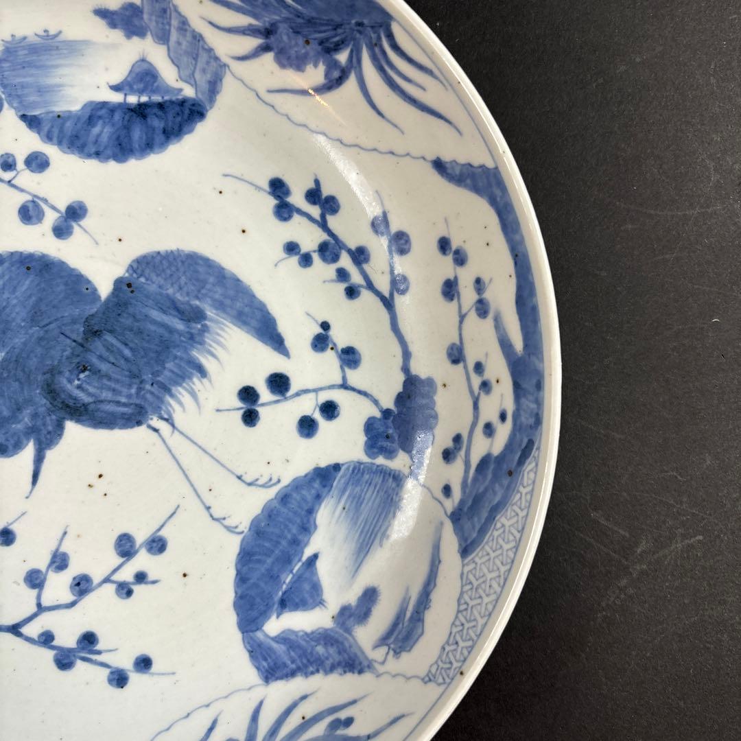 103 セール　皿　染付　伊万里　有田　中国　梅　花鳥　鷺　鶴　鍋島　九谷