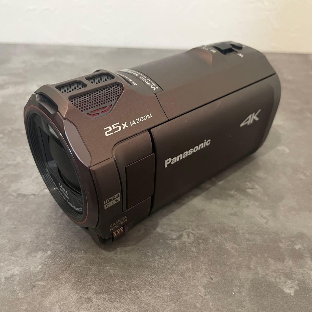【美品、本日限定値下げ】Panasonic 4K ビデオカメラ 25倍ズーム
