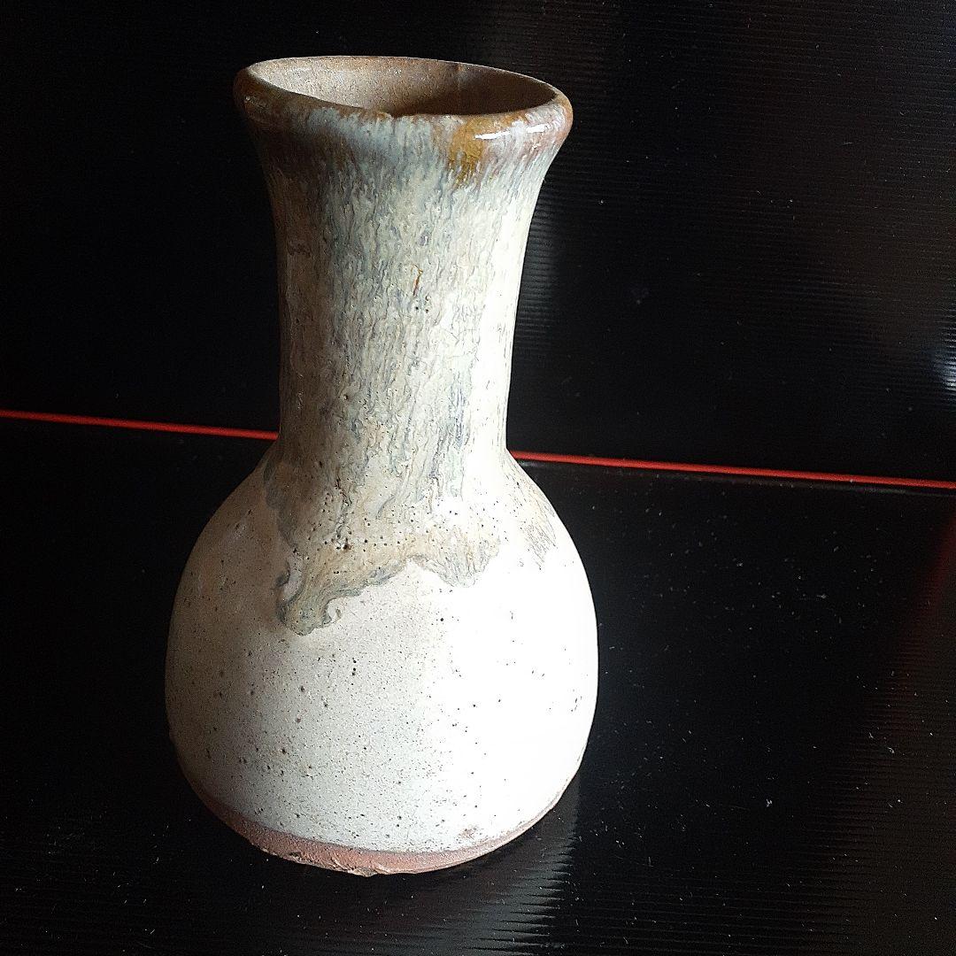 江戸末期の頃高取焼き花入れ