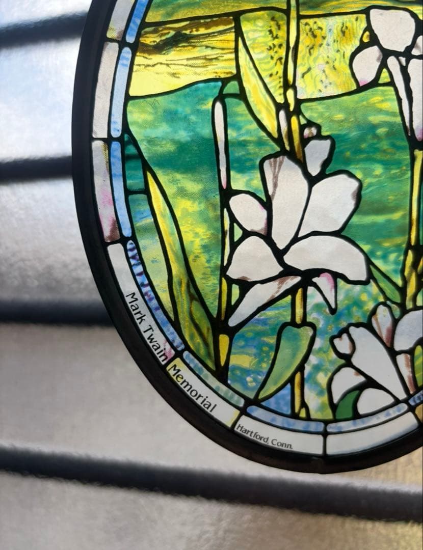 レア ルイスティファニー 百合　ユリ　ステンドグラス