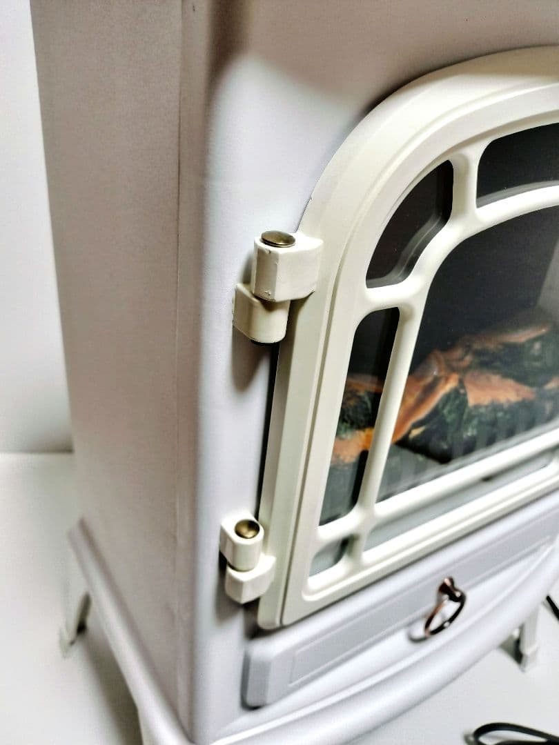 暖炉型ファンヒーター ホワイト HF-2008WH ヒロ・コーポレーション