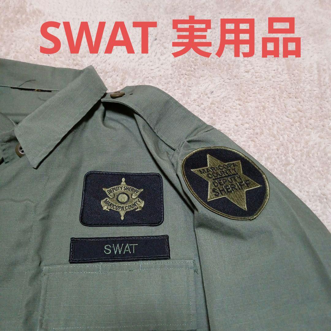 米国 アメリカ アリゾナ州 警察 SWAT コンバット ミリタリー シャツ