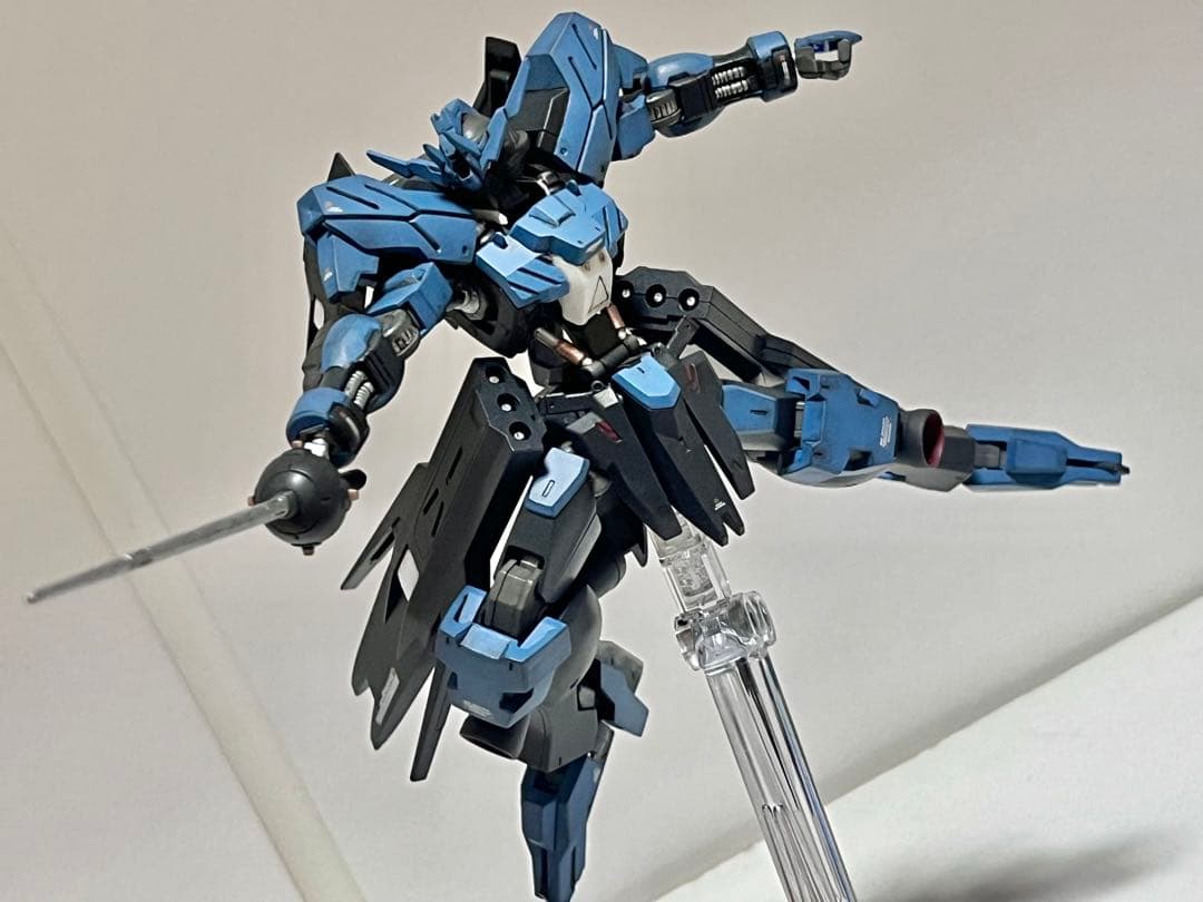 hg ガンプラ　ガンダムヴィダール ウェザリング　全塗装　完成品