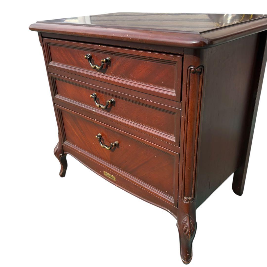 『Sri Tokai』 東海家具　3段　チェスト　猫脚　ロココ調　アンティーク