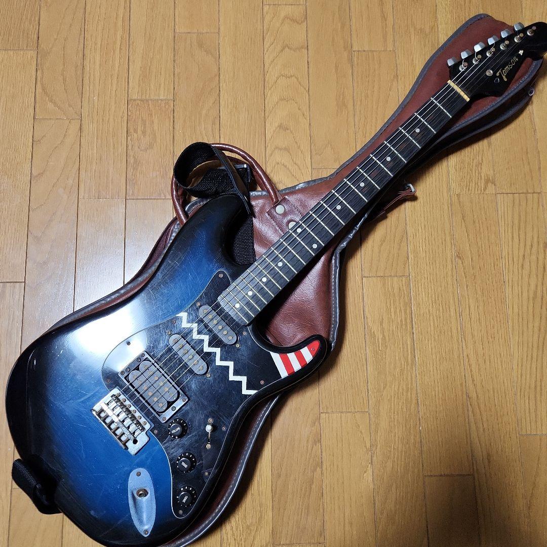 トムソン エレキギター 青