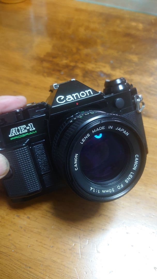 Canon AE-1 PROGRAM BLACK newFD 50㎜ f1.4