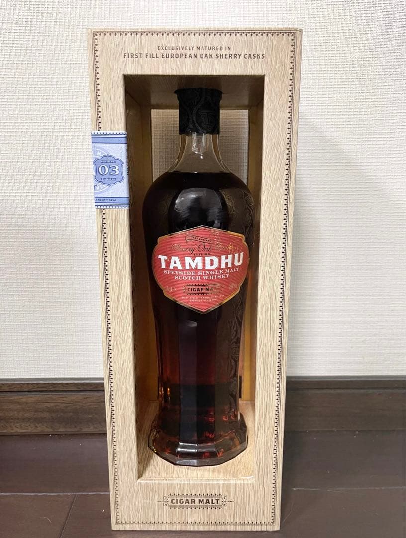 タムデューシガーモルトバッチ3 シェリーカスク　53.8% カスクストレングス
