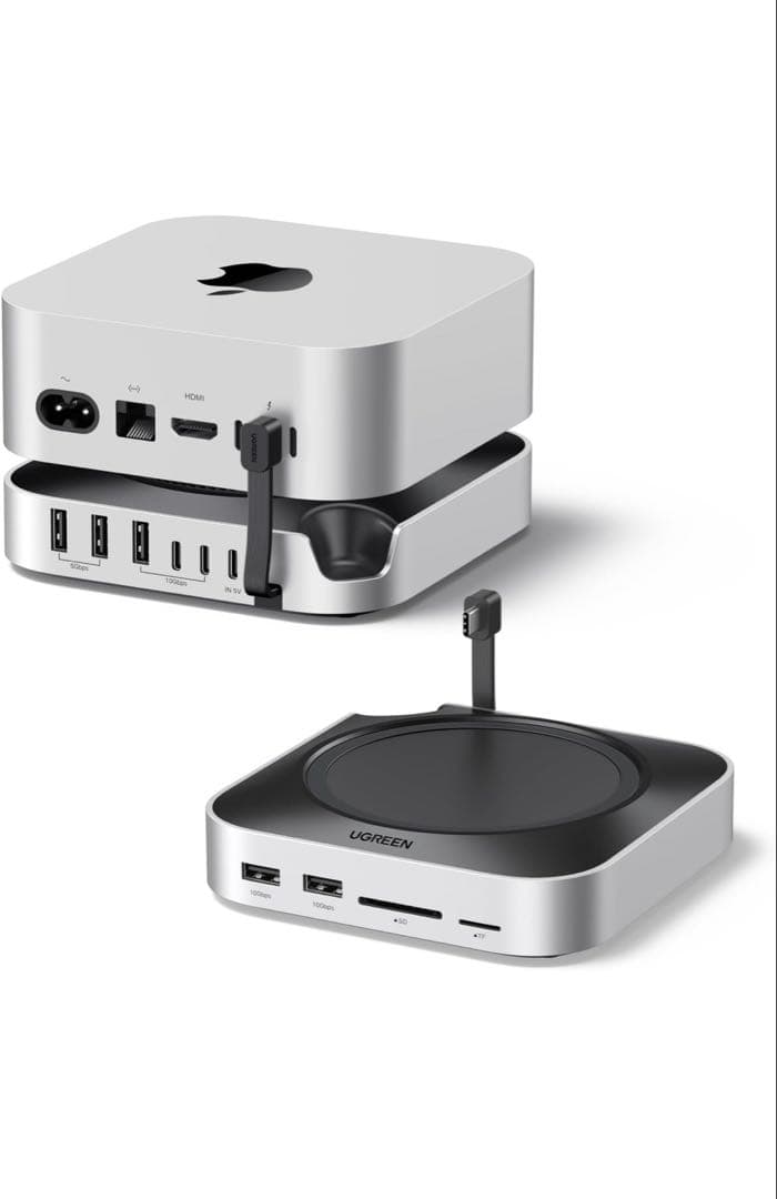 UGREEN Mac mini M4用 ドッキングステーション＆スタンド